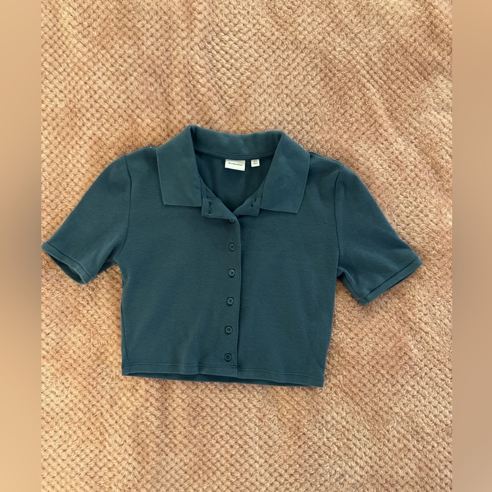 Sunday Best Dark Green Button Down Shirt
